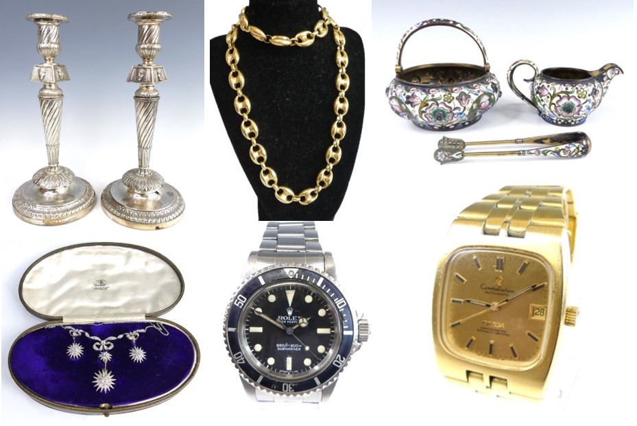 Silver, Jewellery & Watches Valuation Day
